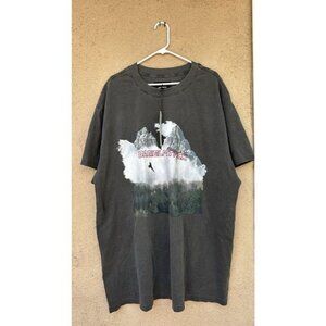 Daniel Patrick Shirt Men's 3XL Dark Grey Mountains New Designer